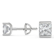 Alaina Round Cut Stud Earrings Stud - Nivetta